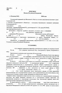 Приговор 1-2024 год (против общественной безопасности) -3 стр